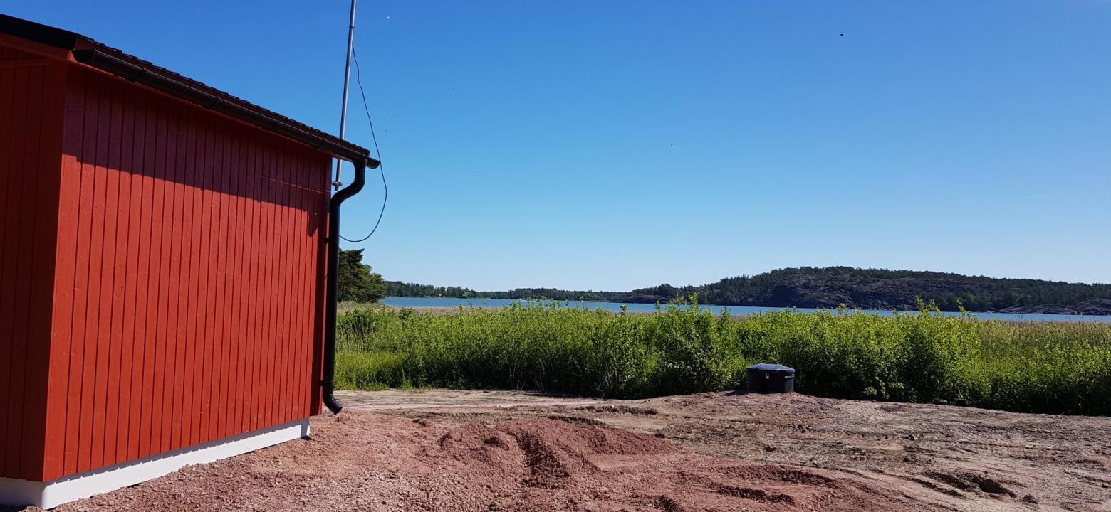Bild av pumpstation vid Sälgstigen