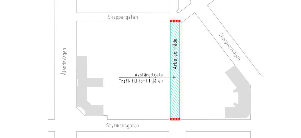 karta över Kaptensgatan