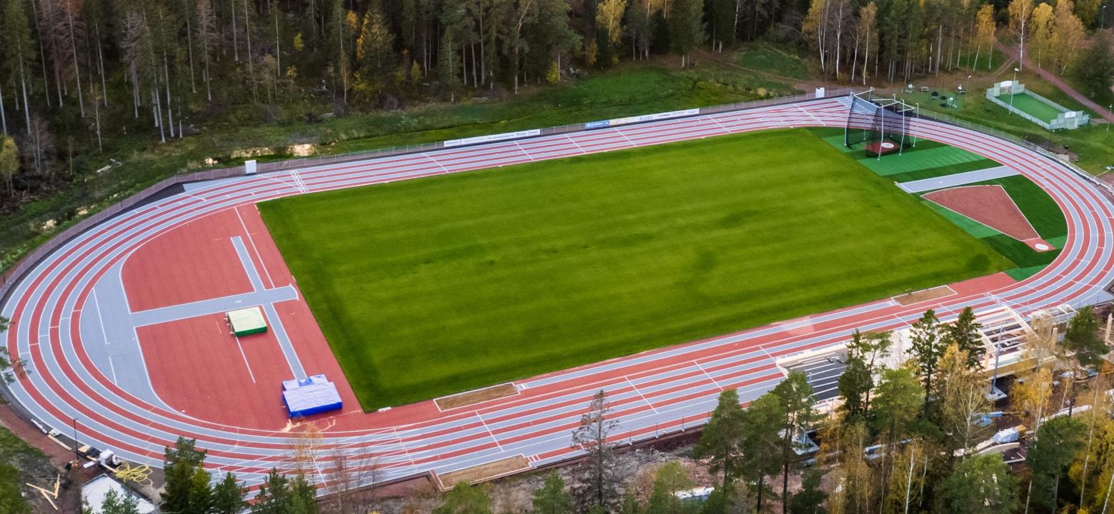 Baltic friidrottsarena från ovan