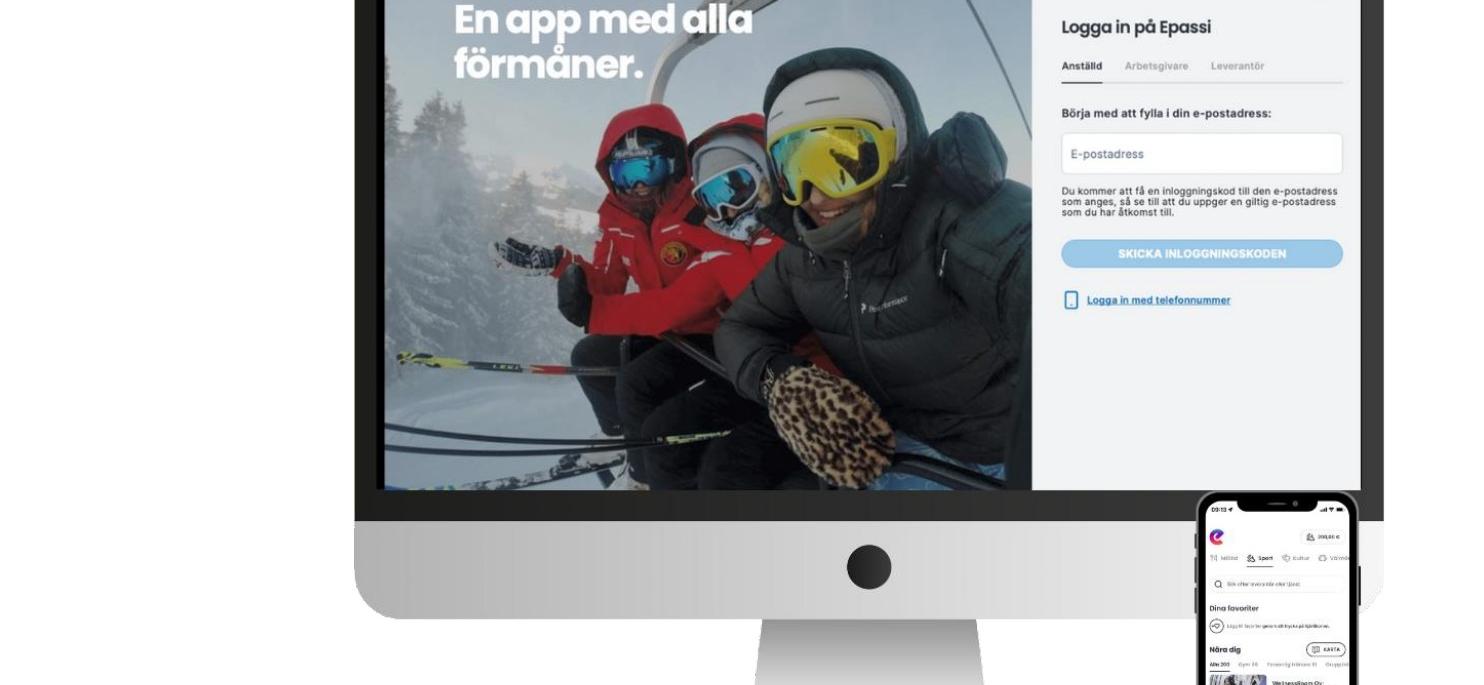 Epassis webbtjänst och app
