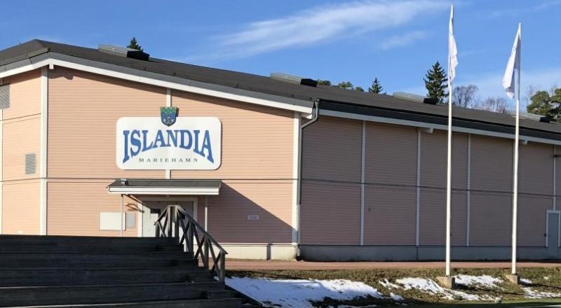 Exteriör ishallen Islandia