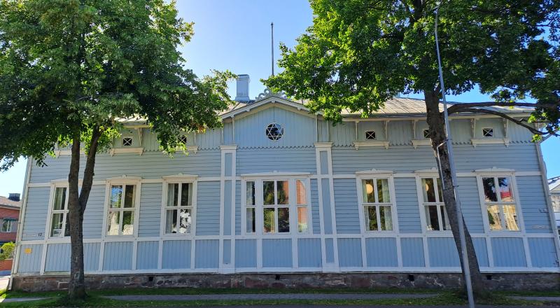 blått hus